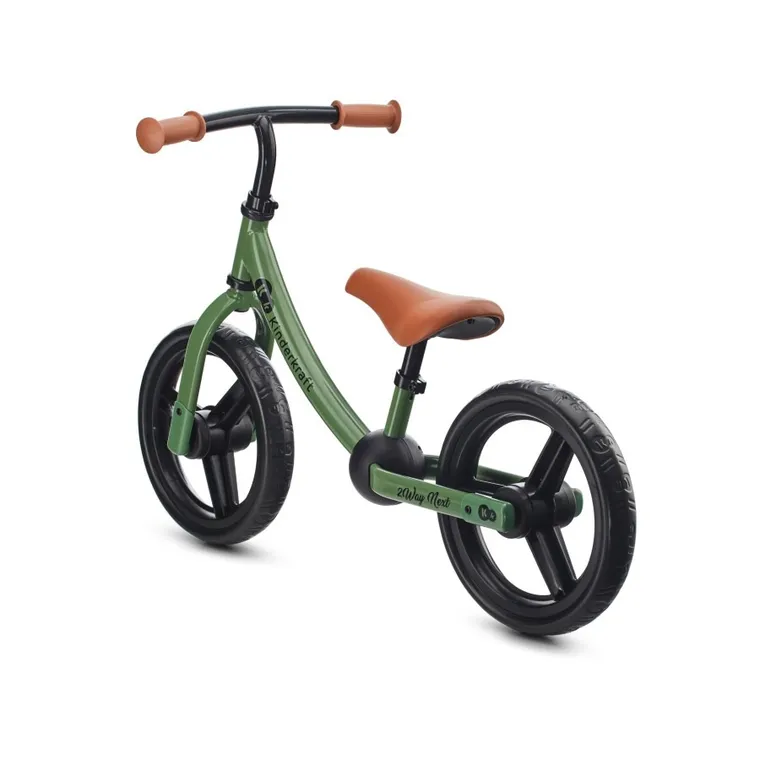 Kinderkraft, 2Way Next 2022, bicicleta fara pedale, Light Green