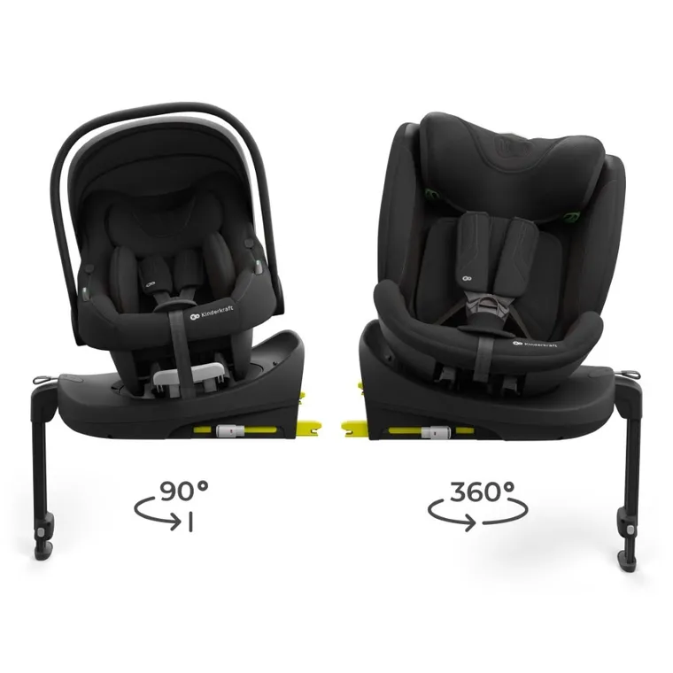 Kinderkraft, Endura Safe, 3in1, scaun auto, black
