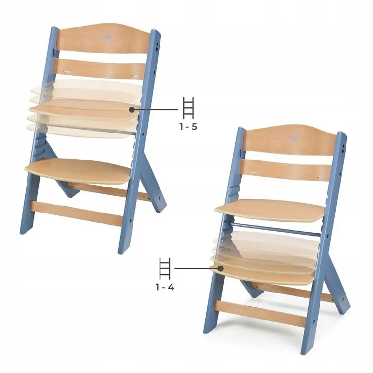 Kinderkraft, Enock, scaun de hranire cu perna, Nordic Breeze