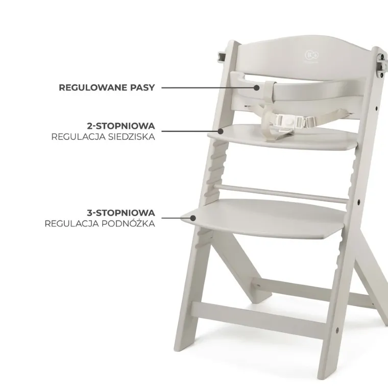 Kinderkraft, Enock, scaun de masa, Beige
