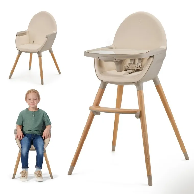 Kinderkraft, Fini 2, scaun de masa, bej