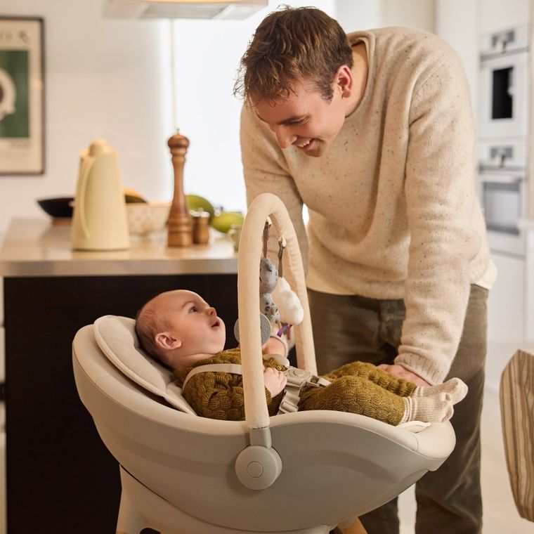 Kinderkraft, Fini Up, scaun de masa 3in1, bej
