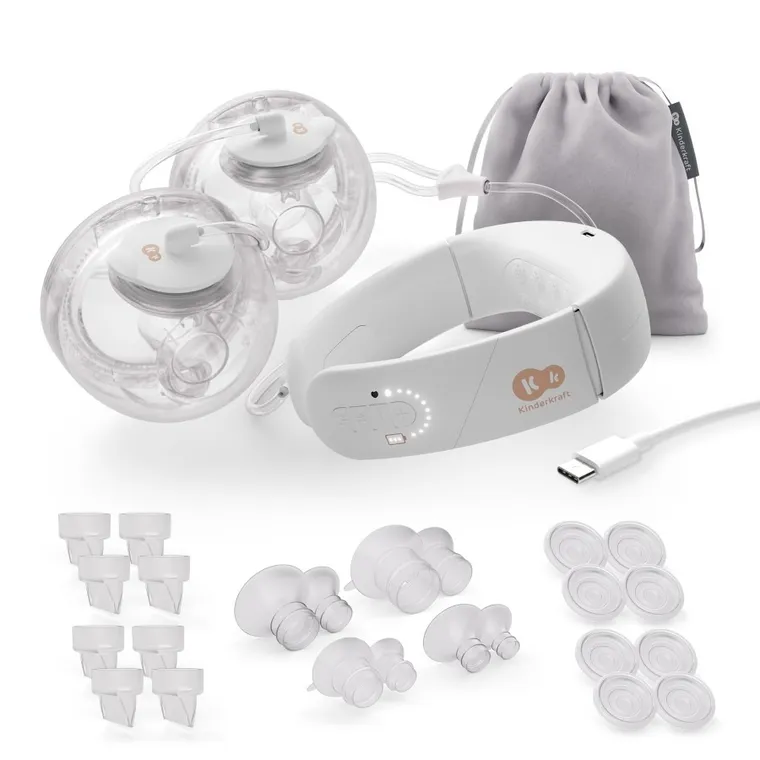 Kinderkraft, Hands-Free, pompa electrica dubla pentru san GentleNest