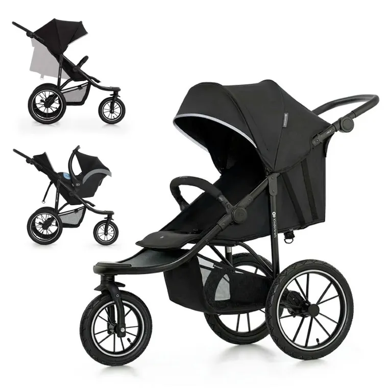 Kinderkraft, Helsi 2, carucior sport, Deep Black