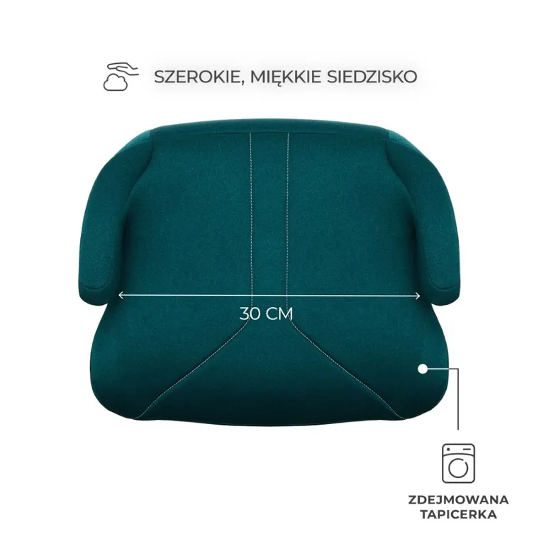 Kinderkraft, I-Boost 2, I-Size, scaun auto, green, 125-150 cm