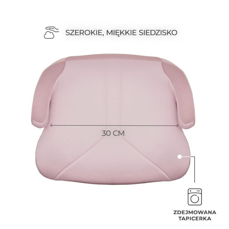 Kinderkraft, I-Boost 2, I-Size, scaun auto, pink, 125-150 cm