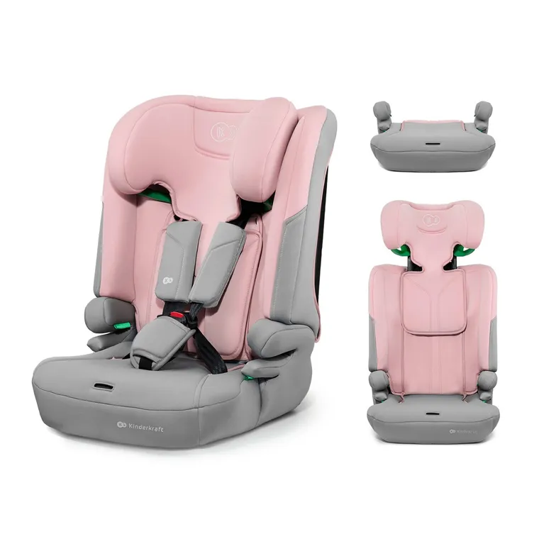 Kinderkraft, I-Comfy, scaun auto 3in1, i-Size, Pink, 76-150 cm