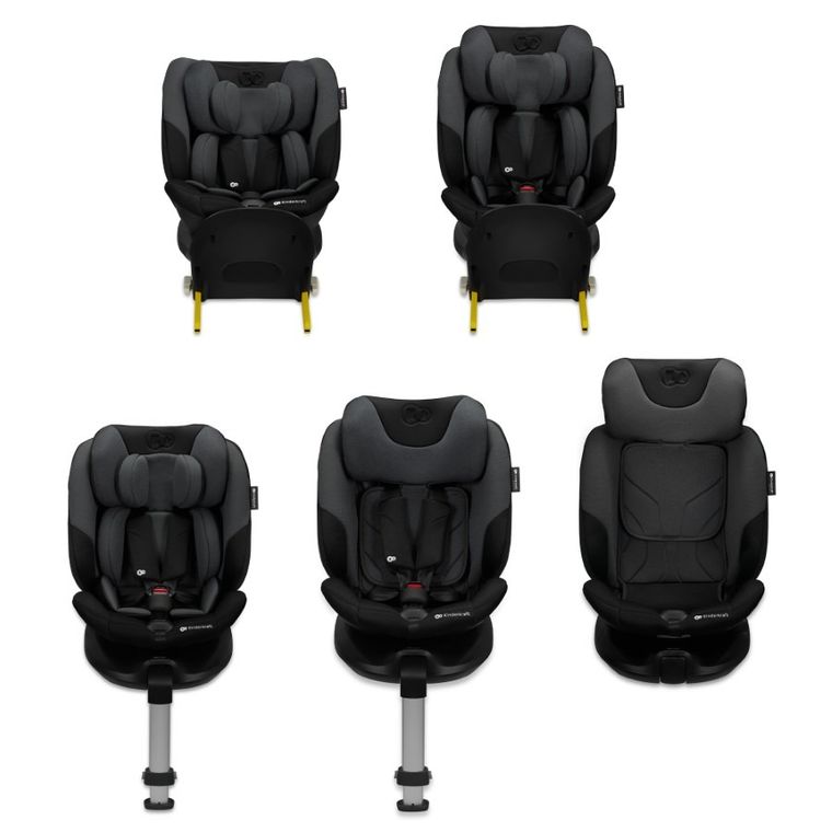 Kinderkraft, I-fix, scaun auto, 40-150 cm, Graphite Black