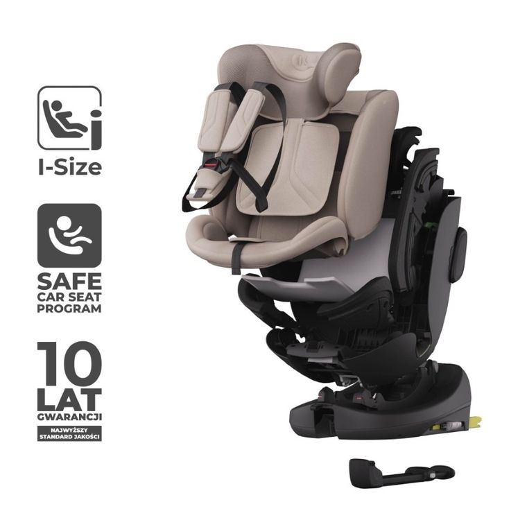Kinderkraft, I-Fix, scaun auto, 61-150 cm, bej