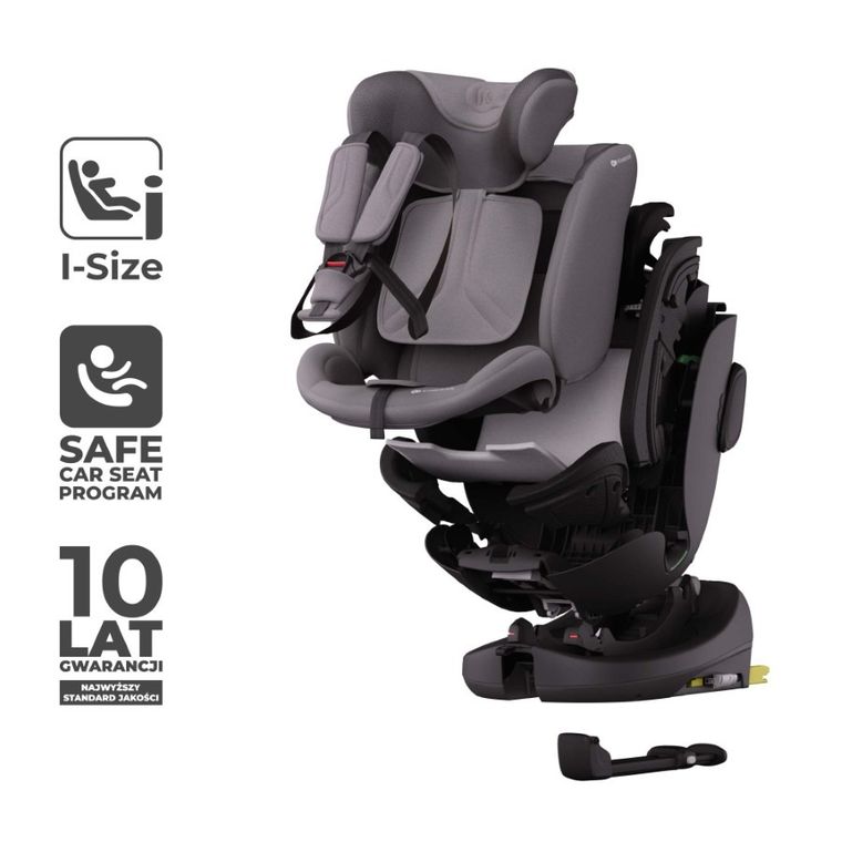 Kinderkraft, I-Fix, scaun auto, 61-150 cm, gri
