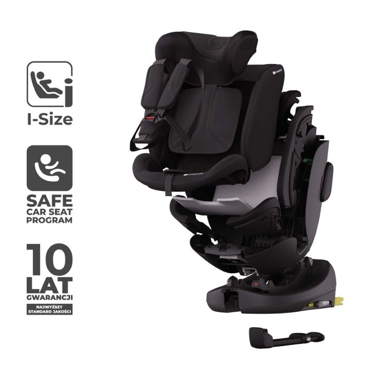 Kinderkraft, I-Fix, scaun auto, 61-150 cm, negru
