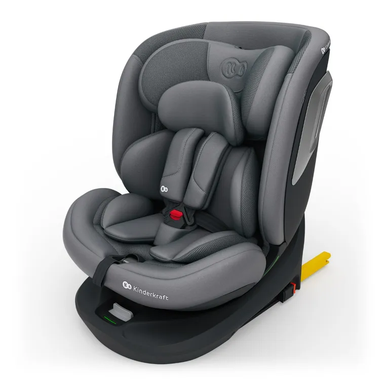 Kinderkraft, I-Grow 2 Plus, scaun auto, i-Size, gri, 40-150 cm