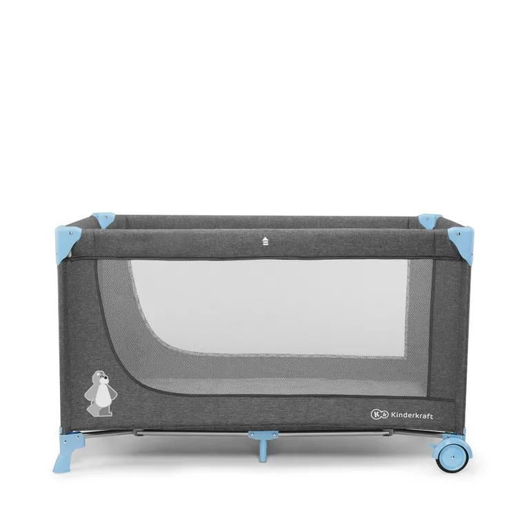 Kinderkraft, Joy, patut de calatorie, fara accesorii, albastru