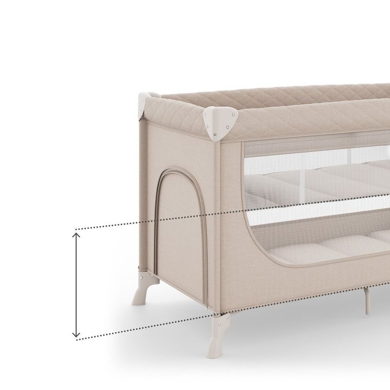 Kinderkraft, Leody Up, patut de volaj, beige