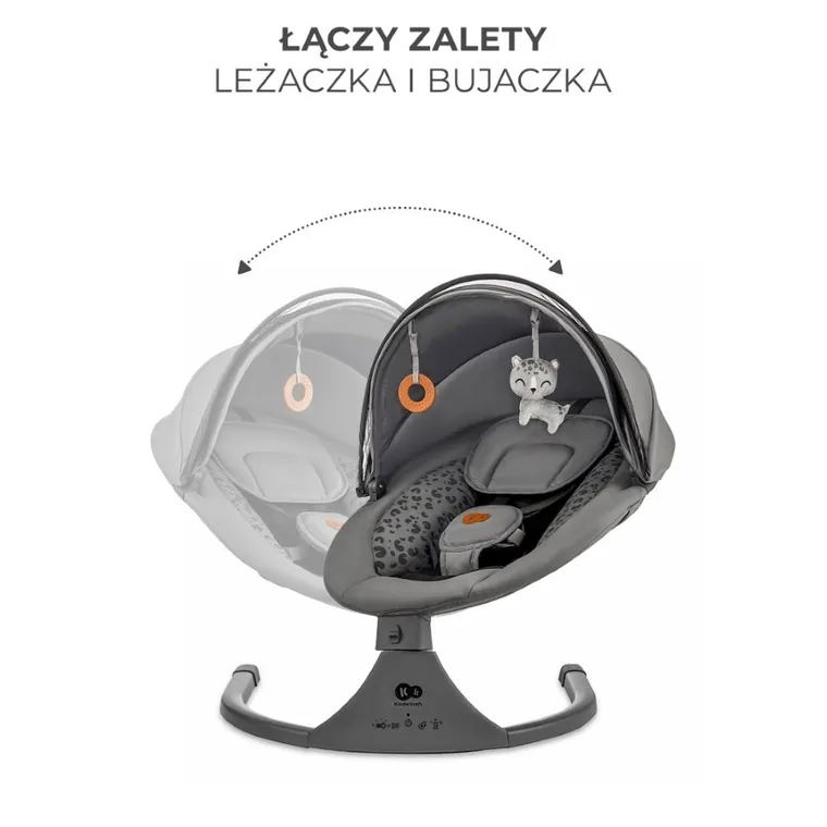 Kinderkraft, Lumi 2, balansoar electric 2in1, Dark Grey