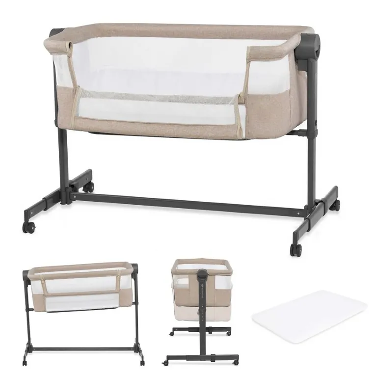 Kinderkraft, Nestee Up 2, patut 2in1, Beige