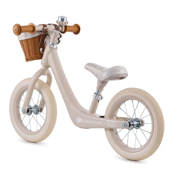 Kinderkraft, Rapid 2, BIZUU, bicicleta fara pedale, Beige