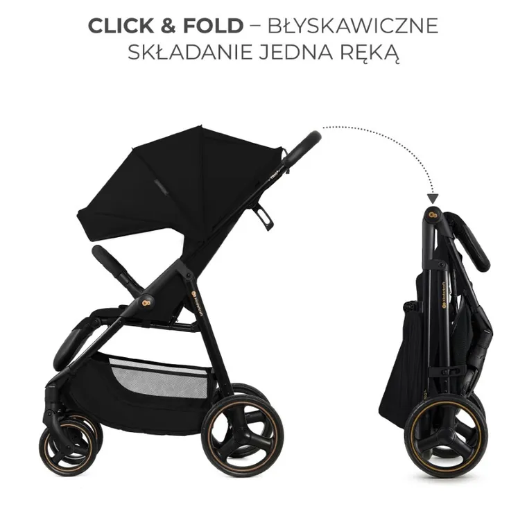 Kinderkraft, Trig 3, carucior sport, Onyx Black