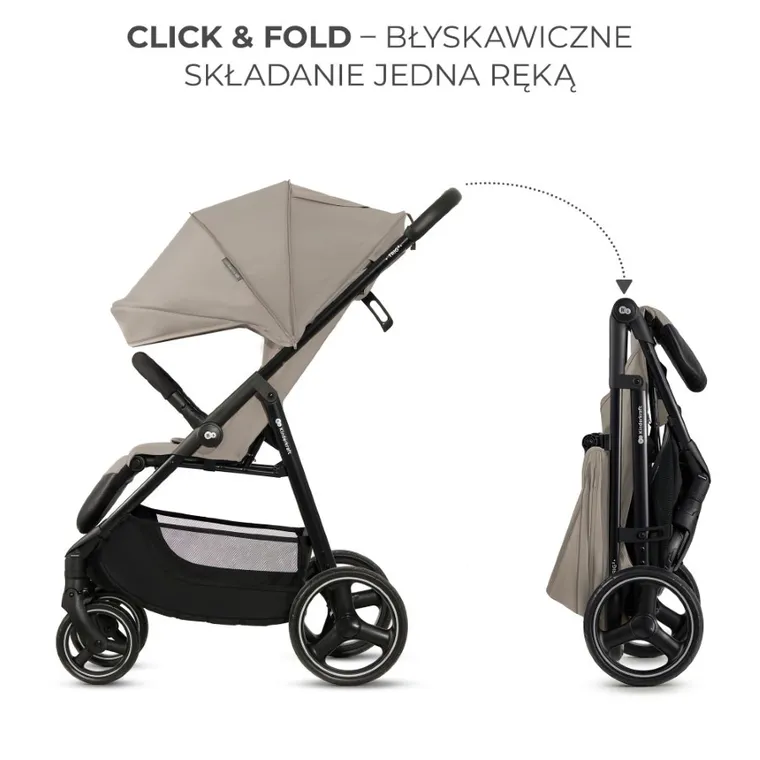 Kinderkraft, Trig 3, carucior sport, Stone Beige
