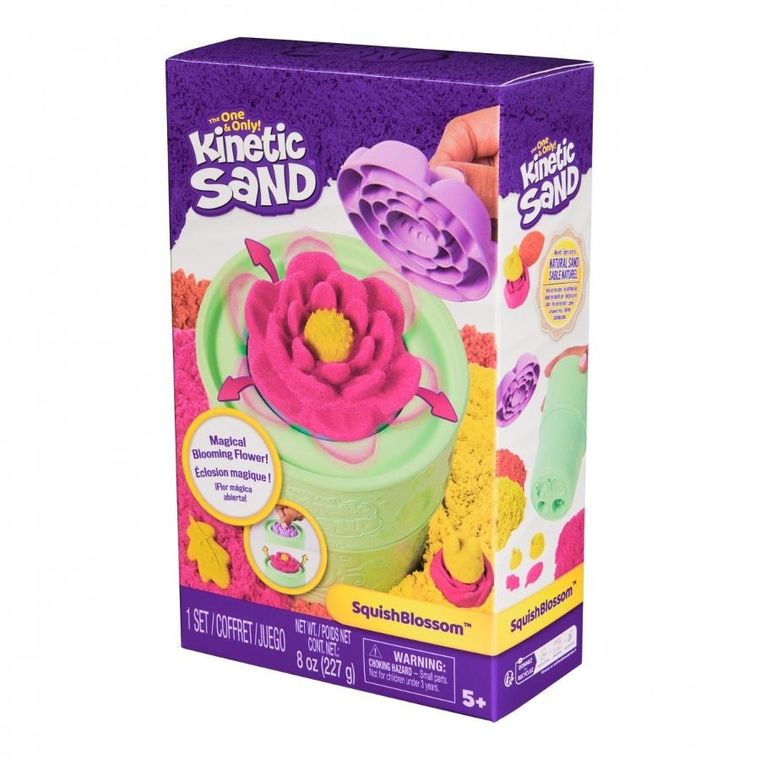 Kinetic Sand, SquishBlossom, nisip kinetic, 240g