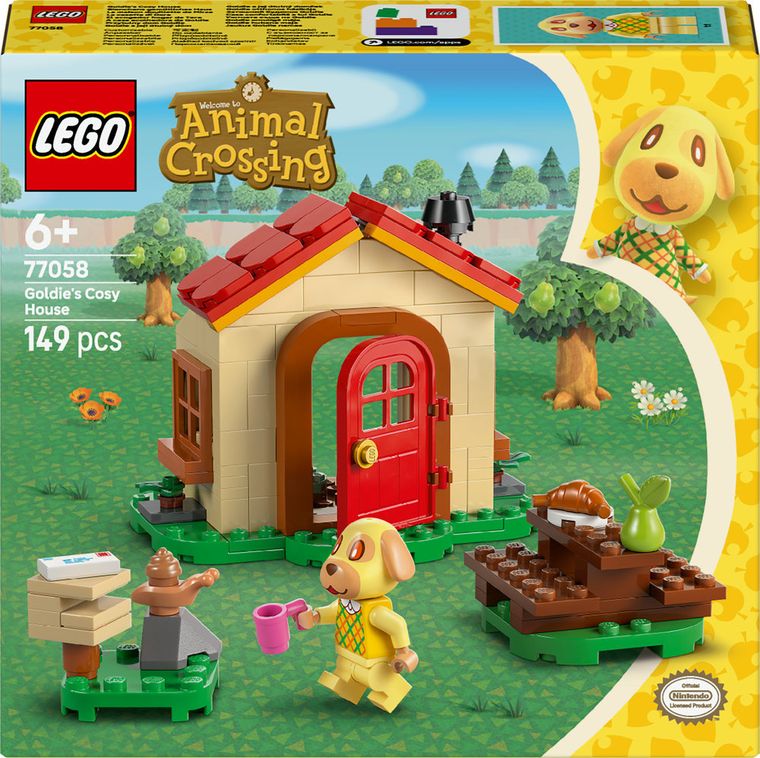 LEGO Animal Crossing, Casa confortabila a lui Goldie, 77058