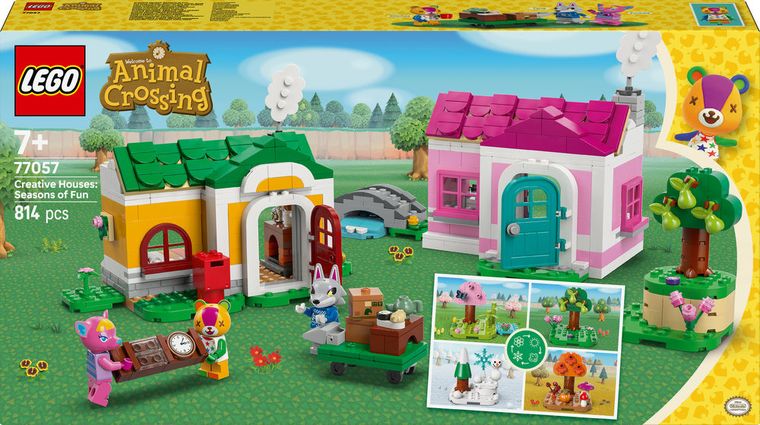LEGO Animal Crossing, Case creative: anotimpuri distractive, 77057