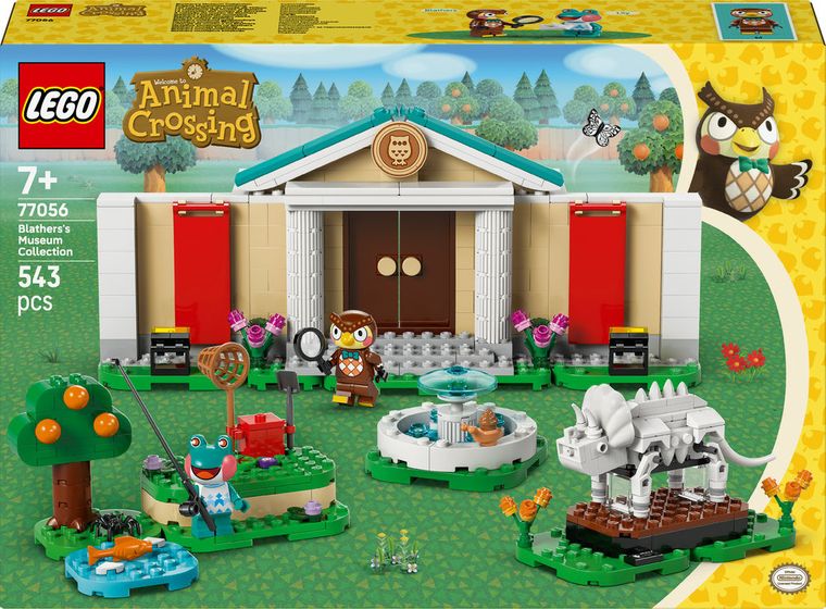 LEGO Animal Crossing, Colectia de muzeu a lui Blathers, 77056