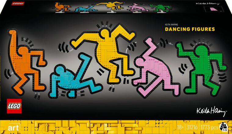 LEGO ART, Keith Haring - Figurine care danseaza, 31216