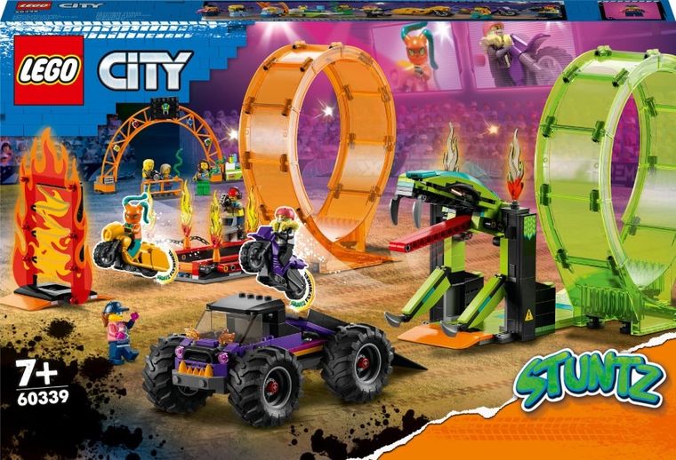 LEGO City, Arena de cascadorii cu doua bucle, 60339
