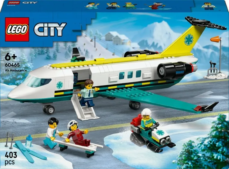 LEGO City, Avion-ambulanta pentru urgente, 60465