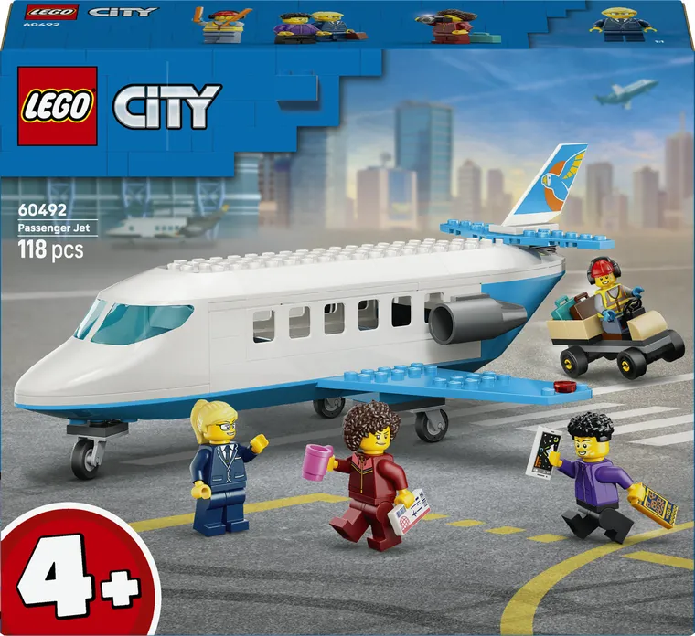 LEGO City, Avion cu reactie pentru pasageri, 60492