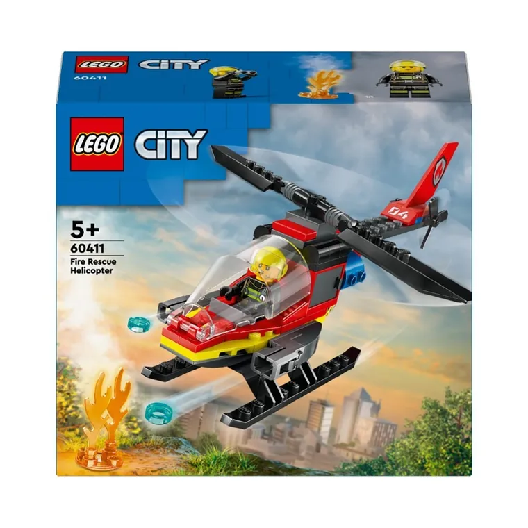 LEGO City, Elicopter de pompieri, 60411