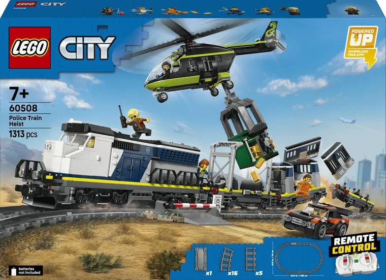 LEGO City, Jaf in trenul politiei, 60508