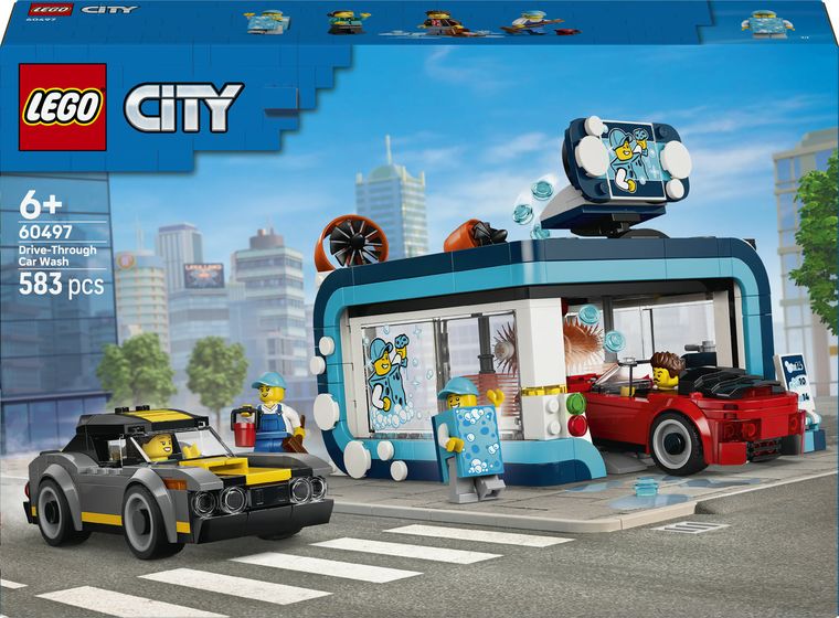 LEGO City, Spalatorie auto drive-thru, 60497