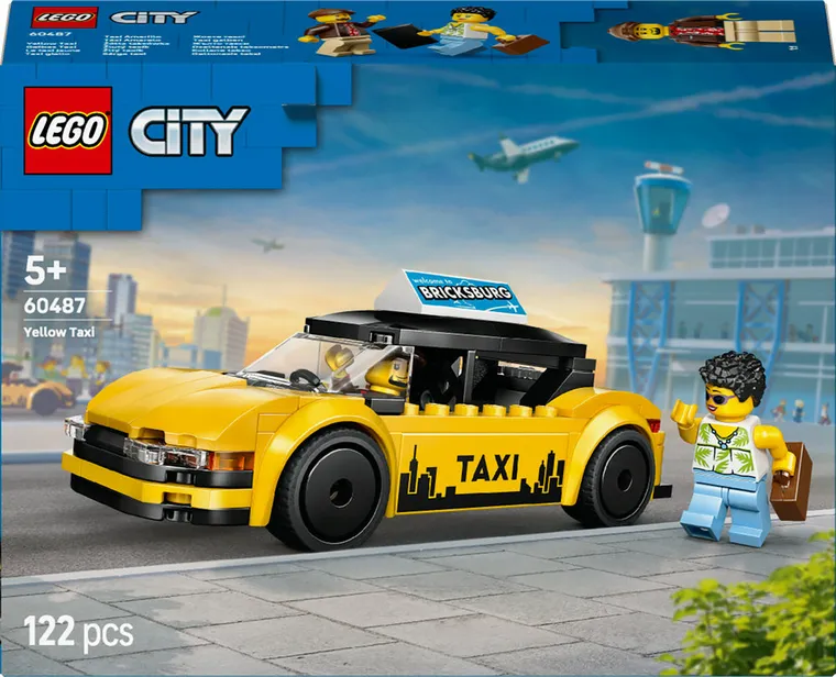 LEGO City, Taxi galben, 60487
