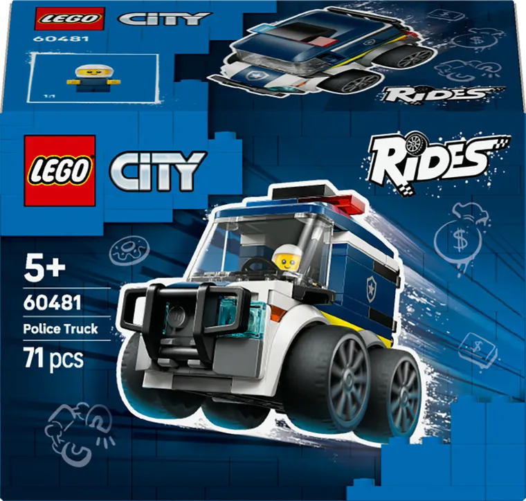 LEGO City, Vehicule - Camioneta de politie, 60481