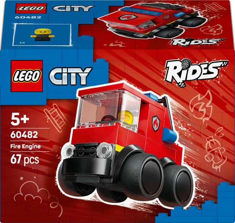 LEGO City, Vehicule - Camioneta de pompieri, 60482