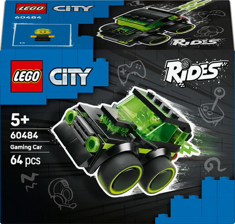 LEGO City, Vehicule - Masina de curse din jocuri video, 60484