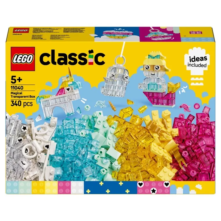LEGO Classic, Cutie transparenta magica, 11040