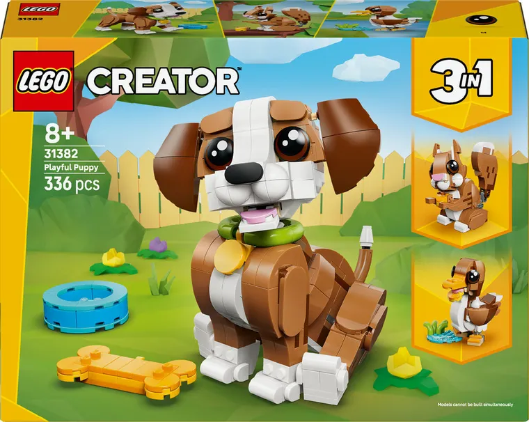 LEGO Creator, Animale adorabile: Catelus jucaus, 31382