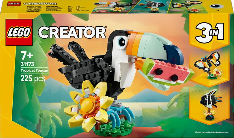 LEGO Creator, Animale salbatice: Tucan tropical, 31173