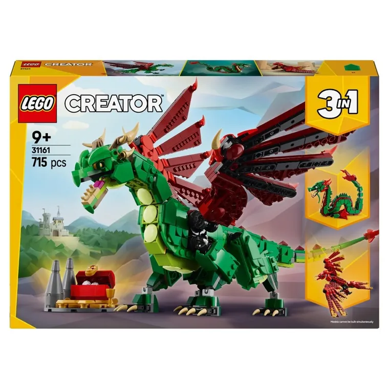 LEGO Creator, Dragon medieval, 31161