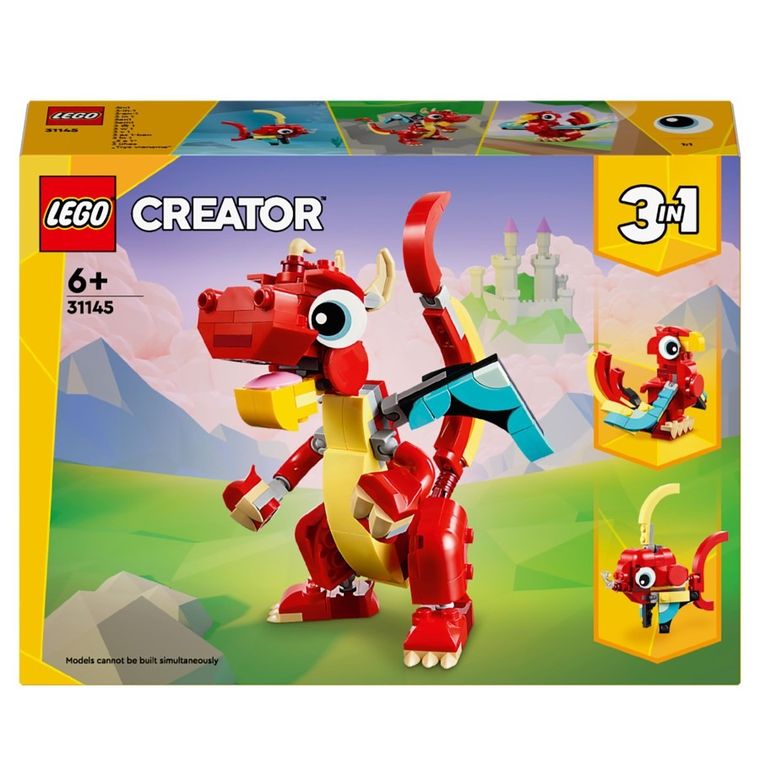 LEGO Creator, Dragon rosu, 31145