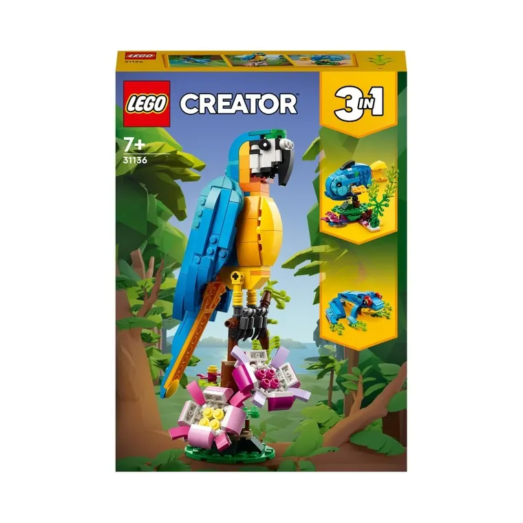 LEGO Creator, Papagal exotic, 31136