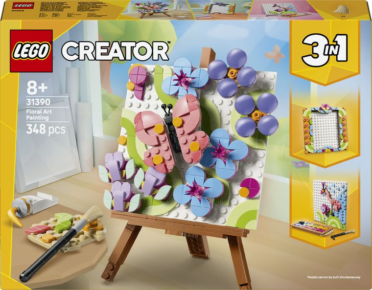 LEGO Creator, Tablou decorativ cu arta florala, 31390