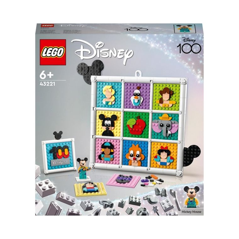 LEGO Disney, 100 de ani de figuri emblematice de animatie Disney, 43221
