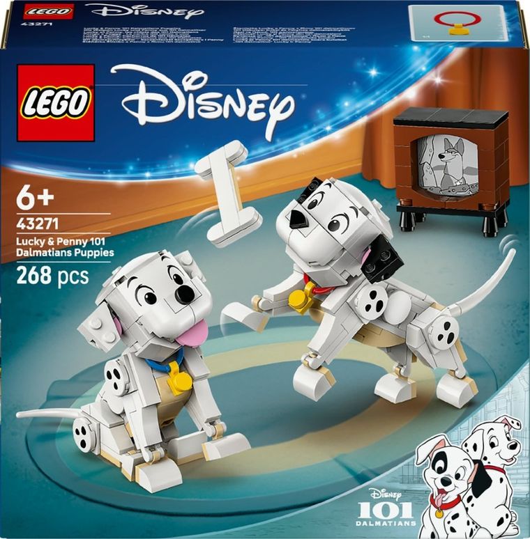 LEGO Disney Classic, Catelusii Lucky si Penny din 101 dalmatieni, 43271