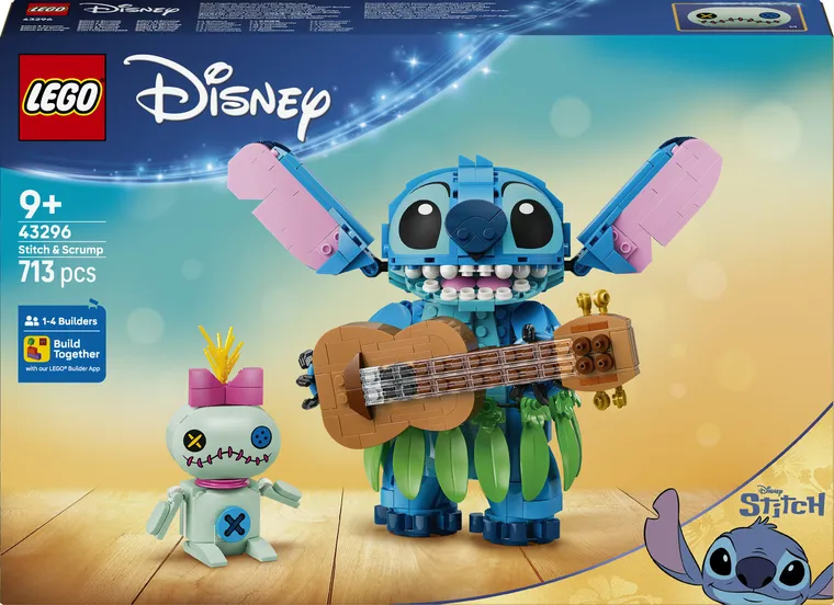 LEGO Disney Classic, Stitch si Scrump, 43296