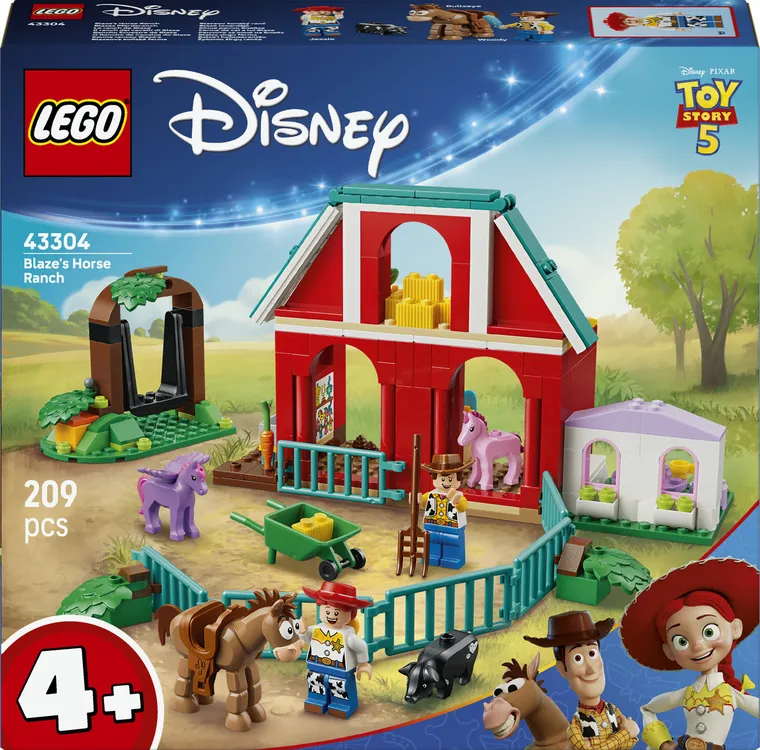 LEGO Disney Pixar, Ferma de cai a lui Blaze, 43304