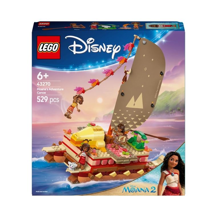 LEGO Disney Princess, Canoea de aventura a Moanei, 43270